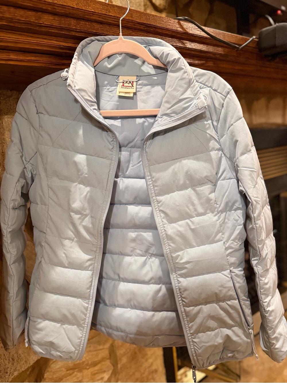 Avalanche Light Blue Quilted Puffer Jacket – Women